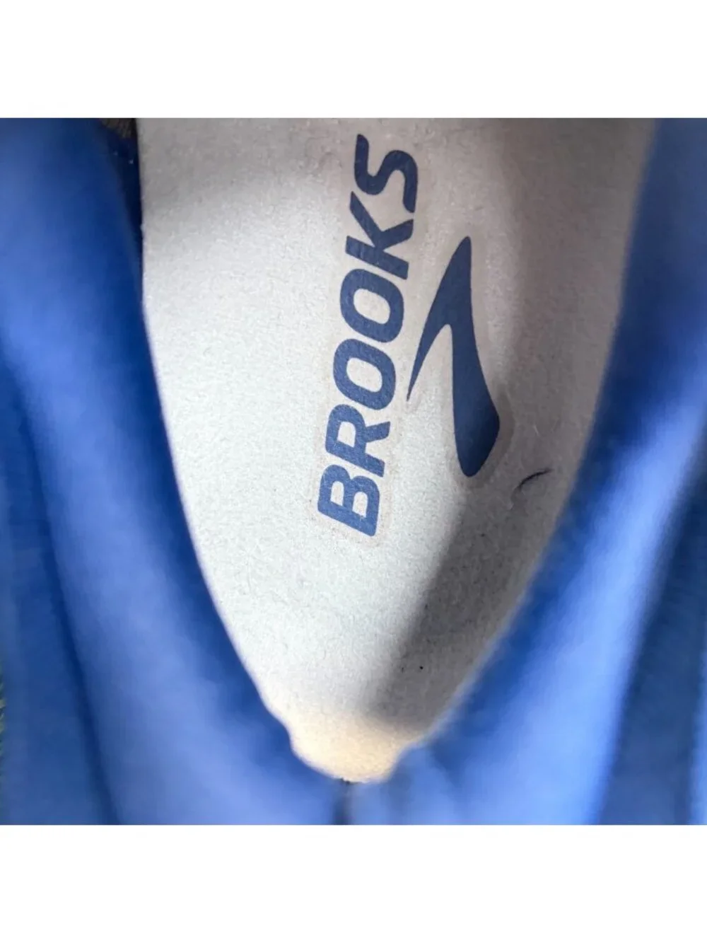 Brooks Glycerin 22 Mens Size 10.5 Beige Blue Athletic Running Shoes Sneakers
